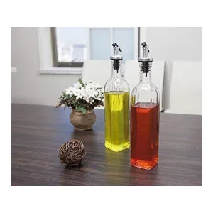 Glass Oil and Vinegar Dispenser 2-Pack – BPA Free Glass Oil and Vinegar Dispenser 2-Pack – BPA Free