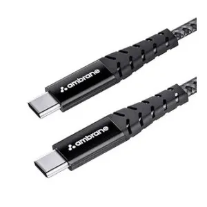 Ambrane Unbreakable 60W Fast Charging 1.5M Braided Type C to Type C Cable at ₹79 | Amazon Deal Ambrane Unbreakable 60W Fast Charging 1.5M Braided Type C to Type C Cable at ₹79 | Amazon Deal