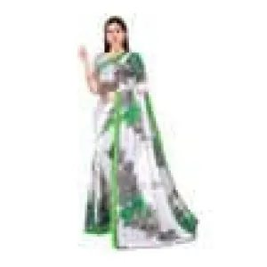 FASHIONFRICKS Georgette Printed Saree at ₹7 | Ajio Deal FASHIONFRICKS Georgette Printed Saree at ₹7 | Ajio Deal