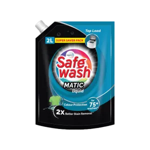 Safewash Matic Top Load Liquid Detergent at ₹169 | Instamart Deal Safewash Matic Top Load Liquid Detergent at ₹169 | Instamart Deal
