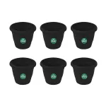 TrustBasket UV Treated Heavy Duty Round Plastic Pots (6 Inches), Set of 6 at ₹117 | Amazon Deal TrustBasket UV Treated Heavy Duty Round Plastic Pots (6 Inches), Set of 6 at ₹117 | Amazon Deal