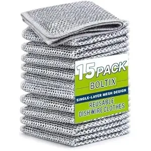 BOLTIX Dish Cloth 15 Pack for Utensils Cleaning Rs. 199 BOLTIX Dish Cloth 15 Pack for Utensils Cleaning Rs. 199