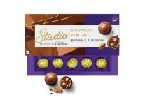 Cadbury Pralines Brownie Aux Noix Chocolate Gift Pack, 130 g Rs. 334 Cadbury Pralines Brownie Aux Noix Chocolate Gift Pack, 130 g Rs. 334