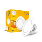 Wipro Alpha 7W Round Downlight – Warm White 2700K – Single Pack Wipro Alpha 7W Round Downlight – Warm White 2700K – Single Pack