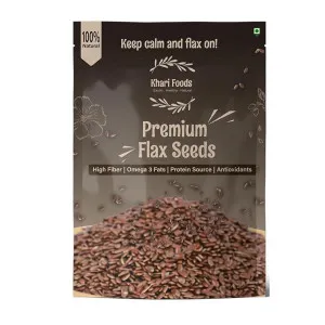 Khari Foods Organic Flax Seeds 500g – Omega 3 & Antioxidants Khari Foods Organic Flax Seeds 500g – Omega 3 & Antioxidants