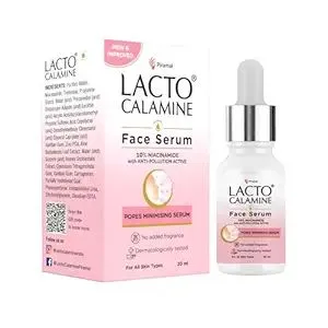 Lacto Calamine Niacinamide Serum 30ml – Pore Minimizing & Acne Marks – Rs. 224 Lacto Calamine Niacinamide Serum 30ml – Pore Minimizing & Acne Marks – Rs. 224