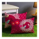 STITCHNEST Set of 2 Polycotton Traditional Bird Print Cushion Covers, 12×18 Inches at ₹92 | Amazon Deal STITCHNEST Set of 2 Polycotton Traditional Bird Print Cushion Covers, 12×18 Inches at ₹92 | Amazon Deal