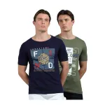 Cotton Printed Men Tshirt – Pack of 2 Cotton Printed Men Tshirt – Pack of 2