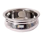 Prisha India Craft Stainless Steel Handcrafted Hammered Texture Handi 600ml at ₹300 | Amazon Deal Prisha India Craft Stainless Steel Handcrafted Hammered Texture Handi 600ml at ₹300 | Amazon Deal