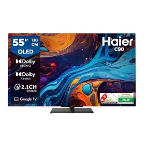 Haier C90 55 Inch OLED 4K Smart Google TV at ₹81250 | Flipkart Deal Haier C90 55 Inch OLED 4K Smart Google TV at ₹81250 | Flipkart Deal