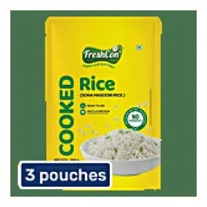 Freshcon Cooked Sona Masoori Rice at ₹15 | BigBasket Deal Freshcon Cooked Sona Masoori Rice at ₹15 | BigBasket Deal