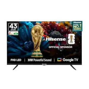 Hisense 108 cm (43 inches) E43N Series Full HD Smart Google LED TV at ₹16999 | Amazon Deal Hisense 108 cm (43 inches) E43N Series Full HD Smart Google LED TV at ₹16999 | Amazon Deal