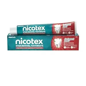 Nicotex Stain Removal Toothpaste 100g for Rs.125 @ Amazon Nicotex Stain Removal Toothpaste 100g for Rs.125 @ Amazon