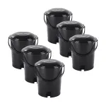 Kuber Industries Plastic Dustbin with Pedal Lid & Handle (Pack of 6, 7 Ltr) at ₹751 | Amazon Deal Kuber Industries Plastic Dustbin with Pedal Lid & Handle (Pack of 6, 7 Ltr) at ₹751 | Amazon Deal