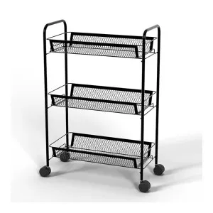 Lifelong DIY Multipurpose 3-Tier Steel Mesh Storage Trolley at ₹782 | Amazon Deal Lifelong DIY Multipurpose 3-Tier Steel Mesh Storage Trolley at ₹782 | Amazon Deal