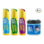 Set Wet Deodorant Spray Perfume (Pack of 3) & Cool Hold Strength Hair Gel for Men at ₹378 | Amazon Deal Set Wet Deodorant Spray Perfume (Pack of 3) & Cool Hold Strength Hair Gel for Men at ₹378 | Amazon Deal