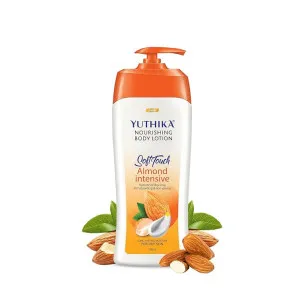 Yuthika Naturals Almond Soft Touch Body Lotion – 72Hr Hydration Yuthika Naturals Almond Soft Touch Body Lotion – 72Hr Hydration