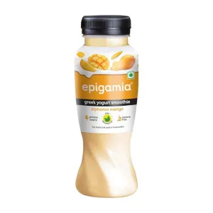 Epigamia Mango Smoothie, 180 ml | Real Fruits, Zero Preservatives Epigamia Mango Smoothie, 180 ml | Real Fruits, Zero Preservatives