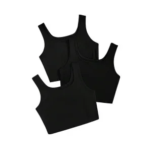 Toochki Women’s Knitted Sleeveless Tank & Crop Tops (3-Pack) Toochki Women’s Knitted Sleeveless Tank & Crop Tops (3-Pack)