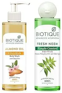 Biotique Neem & Almond Body Wash Deal 200ml for Rs.270 @ Amazon Biotique Neem & Almond Body Wash Deal 200ml for Rs.270 @ Amazon