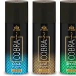 ST-JOHN Cobra Deodorant Spray 3-Pack Rs 254 – Flipkart ST-JOHN Cobra Deodorant Spray 3-Pack Rs 254 – Flipkart