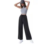 KOTTY Womens Solid Anthracite Black Drawstring Track Pant Rs 349 KOTTY Womens Solid Anthracite Black Drawstring Track Pant Rs 349