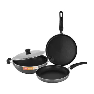 Prestige Omega Select Plus Non-Stick 3 Pc Cookware Set at ₹1677 | Amazon Deal Prestige Omega Select Plus Non-Stick 3 Pc Cookware Set at ₹1677 | Amazon Deal