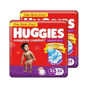 Huggies Complete Comfort Wonder Pants Baby Diapers XL, 68 Count at ₹688 | Amazon Deal Huggies Complete Comfort Wonder Pants Baby Diapers XL, 68 Count at ₹688 | Amazon Deal