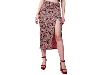 POPWINGS Print Twist Knot Slit Skirt – Rs. 394 POPWINGS Print Twist Knot Slit Skirt – Rs. 394