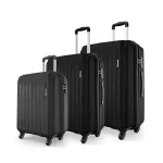 Safari Genius Alley Trolley Bags Set of 3 – Black Safari Genius Alley Trolley Bags Set of 3 – Black