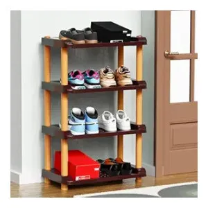 Lifelong 4-Tier Heavy Duty Shoe Rack Storage Organizer Lifelong 4-Tier Heavy Duty Shoe Rack Storage Organizer