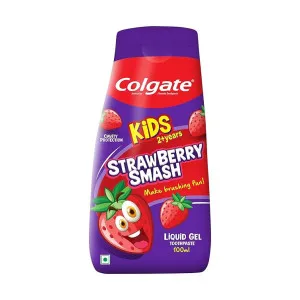 Colgate Kids Strawberry Toothpaste – Vegan, Gluten-Free, Cavity Protection Colgate Kids Strawberry Toothpaste – Vegan, Gluten-Free, Cavity Protection