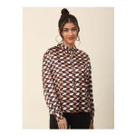 plusS Geometric Print Tie-Up Neck Shirt Style Top at ₹191 | Myntra Deal plusS Geometric Print Tie-Up Neck Shirt Style Top at ₹191 | Myntra Deal