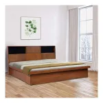 HomeTown Mystique Solid Wood Hydraulic Storage King Bed in Walnut Colour at ₹32900 | Amazon Deal HomeTown Mystique Solid Wood Hydraulic Storage King Bed in Walnut Colour at ₹32900 | Amazon Deal
