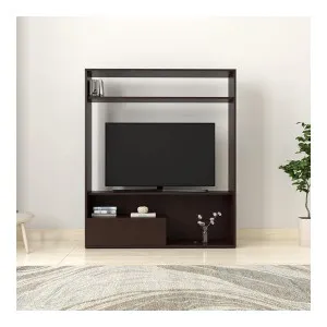 Solimo Truro Engineered Wood Entertainment Unit with 1 Drawer and 4 Shelves at ₹2899 | Amazon Deal Solimo Truro Engineered Wood Entertainment Unit with 1 Drawer and 4 Shelves at ₹2899 | Amazon Deal