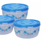 Wonder Food Saver 600 ml Round Container Set of 3 – Rs 75 Wonder Food Saver 600 ml Round Container Set of 3 – Rs 75
