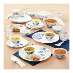 Larah By Borosil Twilight Silk Series Opalware Dinner Set with Glasses, 40 Pieces at ₹1700 | Amazon Deal Larah By Borosil Twilight Silk Series Opalware Dinner Set with Glasses, 40 Pieces at ₹1700 | Amazon Deal