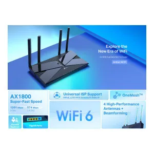 TP-Link Archer AX23 AX1800 Wi-Fi 6 Wireless Router at ₹2999 | Flipkart Deal TP-Link Archer AX23 AX1800 Wi-Fi 6 Wireless Router at ₹2999 | Flipkart Deal
