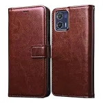 Motorola Moto G73 5G Leather Brown Flip Cover at Rs 143 Motorola Moto G73 5G Leather Brown Flip Cover at Rs 143