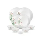 La Opala Opal Glass Dinner Set 10 pcs Pink Florets at ₹599 | Amazon Deal La Opala Opal Glass Dinner Set 10 pcs Pink Florets at ₹599 | Amazon Deal