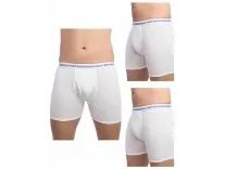 Men’s White Cotton Rib Trunks – Rs. 299 Men’s White Cotton Rib Trunks – Rs. 299