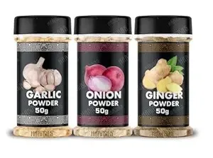 HARIBAS Combo Onion, Garlic & Ginger Powder 50gm Each – Rs.149 @ Amazon HARIBAS Combo Onion, Garlic & Ginger Powder 50gm Each – Rs.149 @ Amazon