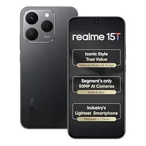realme 15T 5G 8+256GB Smartphone Deal Rs. 20999 – Amazon realme 15T 5G 8+256GB Smartphone Deal Rs. 20999 – Amazon