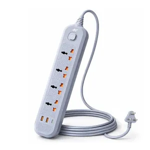 Ant PS421 Power Strip, 10ft Extension Cord with USB & Type-C PD Ports at ₹399 | Amazon Deal Ant PS421 Power Strip, 10ft Extension Cord with USB & Type-C PD Ports at ₹399 | Amazon Deal