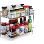 Stainless Steel 2 Tier Kitchen Rack Pantry Storage Organizer – Rs 255 Stainless Steel 2 Tier Kitchen Rack Pantry Storage Organizer – Rs 255