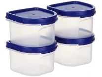 Amazon Solimo Plastic Storage Containers Set of 4 at Rs 104 Amazon Solimo Plastic Storage Containers Set of 4 at Rs 104