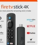 ₹3999 Amazon Fire TV Stick 4K with Alexa Voice Search Deal ₹3999 Amazon Fire TV Stick 4K with Alexa Voice Search Deal
