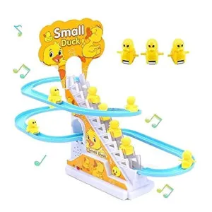 Duck Slide Toy Set – Automatic Stair-Climbing Race Track Duck Slide Toy Set – Automatic Stair-Climbing Race Track