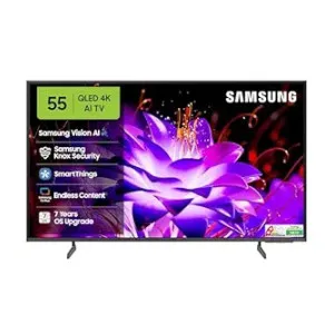 Samsung 138 cm (55 inches) Vision AI 4K Ultra HD Smart QLED TV at ₹38490 | Amazon Deal Samsung 138 cm (55 inches) Vision AI 4K Ultra HD Smart QLED TV at ₹38490 | Amazon Deal