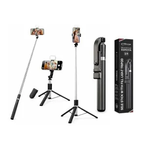 EDNITA E9 Selfie Stick Tripod with Light, 67 inch, Bluetooth at ₹99 | Amazon Deal EDNITA E9 Selfie Stick Tripod with Light, 67 inch, Bluetooth at ₹99 | Amazon Deal